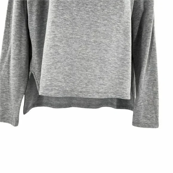 Joy Lab Grey Turtleneck Fleece Lined Sweater XS - Picture 4 of 7